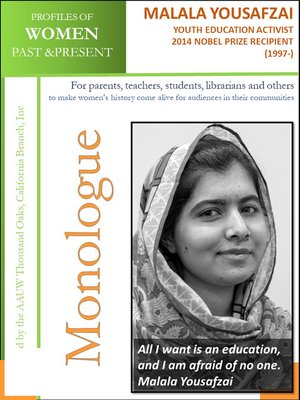 cover image of Profiles of Women Past and Present--Malala Yousafzai, 2014 Nobel Peace Prize recipient (1997-)